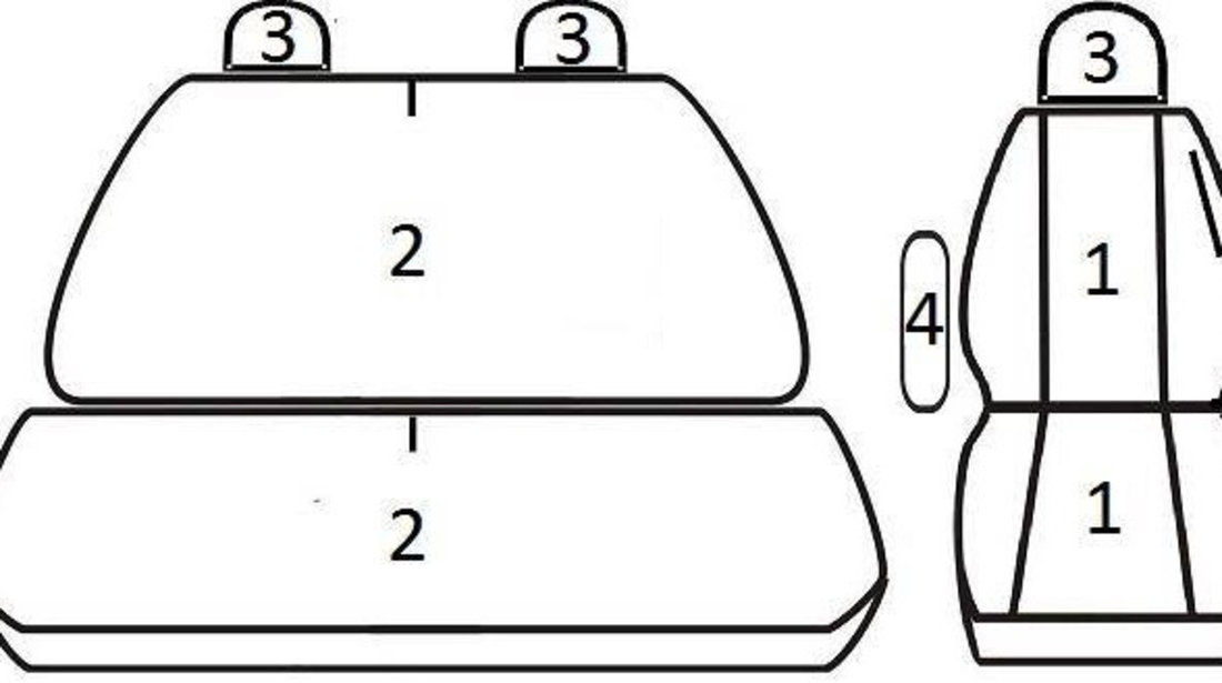 Set Huse Scaun Astra Renault Mascott 1999-2010 2+1 S-/05_T06