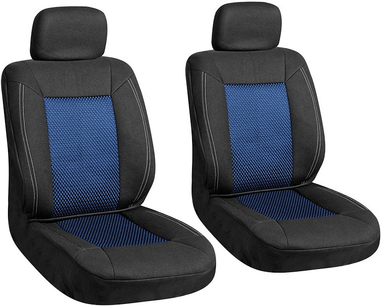 Set Huse Scaun Automax 2 Piese Negru / Albastru 1389