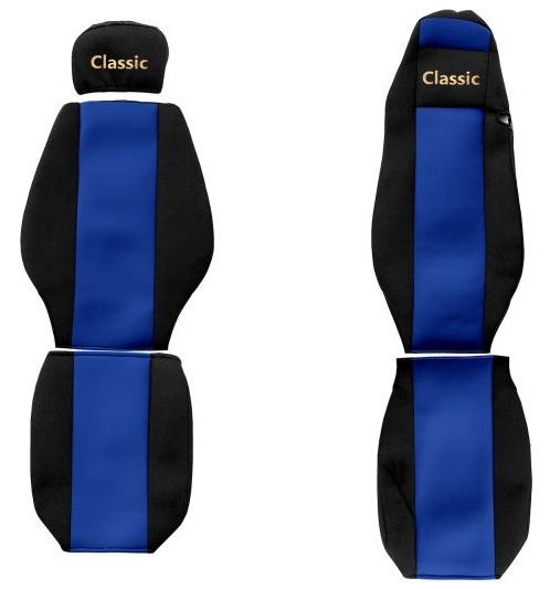 Set Huse Scaun Camion F-Core Classic Albastru F-CORE PS25 BLUE