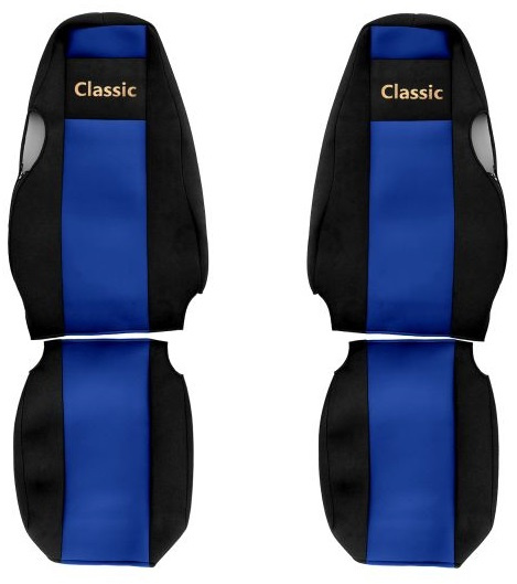 Set Huse Scaun Camion F-Core Classic Albastru F-CORE PS14 BLUE