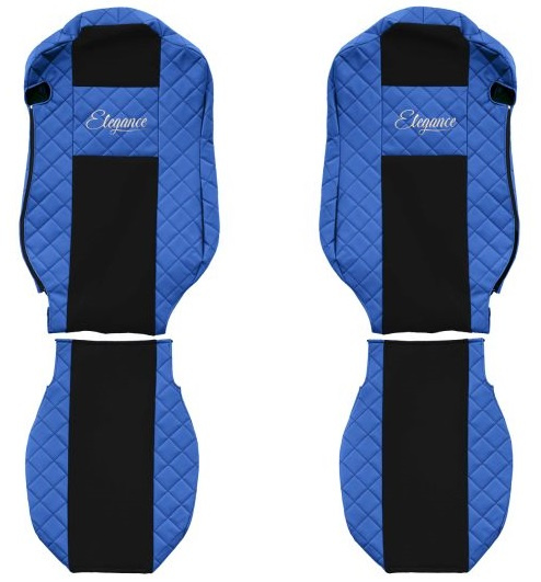 Set Huse Scaun Camion F-Core Classic Albastru F-CORE FX13 BLUE