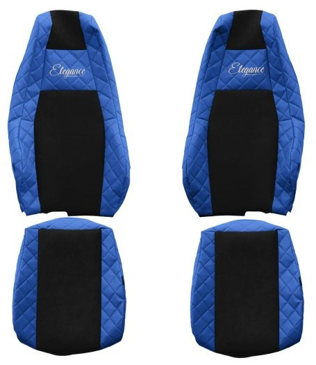 Set Huse Scaun Camion F-Core Classic Albastru F-CORE FX23 BLUE