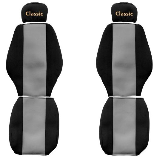 Set Huse Scaun Camion F-Core Classic Gri F-CORE PS22 GRAY