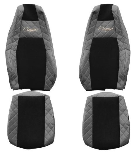 Set Huse Scaun Camion F-Core Classic Gri F-CORE FX23 GRAY