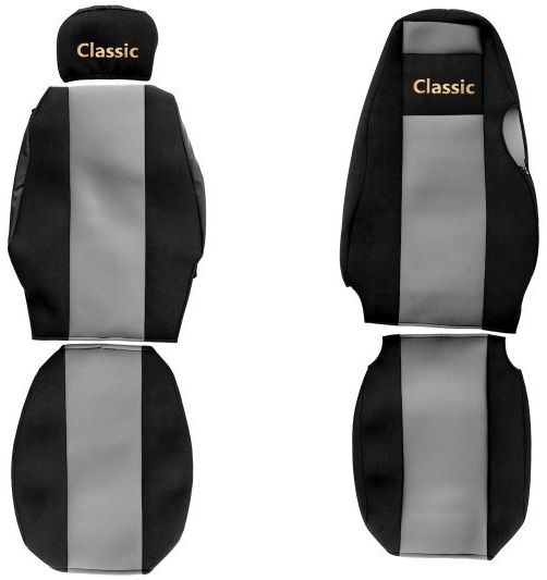 Set Huse Scaun Camion F-Core Classic Gri F-CORE PS15 GRAY
