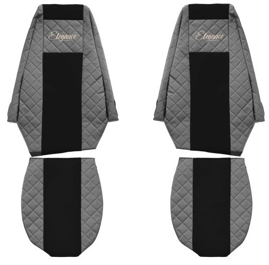 Set Huse Scaun Camion F-Core Classic Gri F-CORE FX08 GRAY