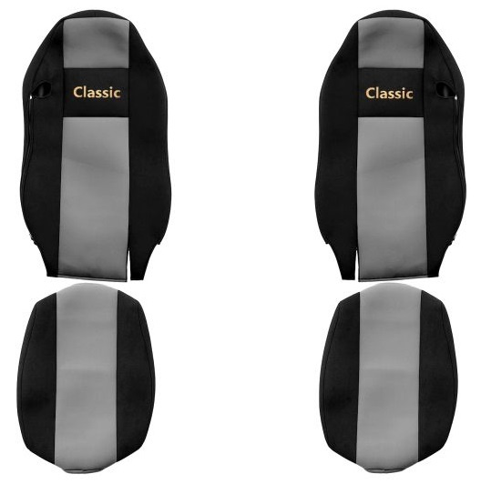 Set Huse Scaun Camion F-Core Classic Gri F-CORE PS28 GRAY