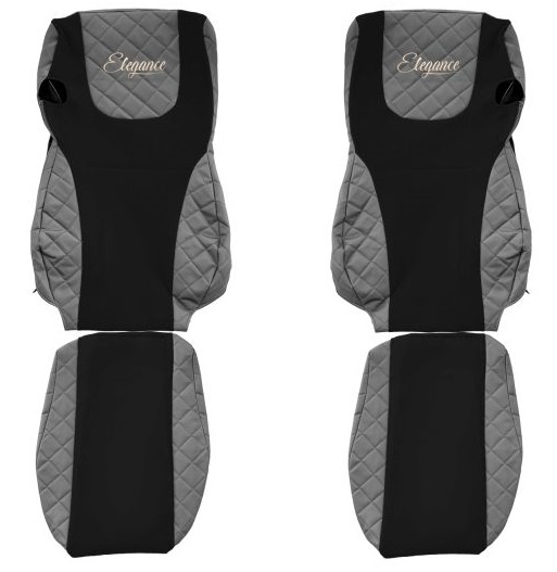 Set Huse Scaun Camion F-Core Classic Gri F-CORE FX07 GRAY