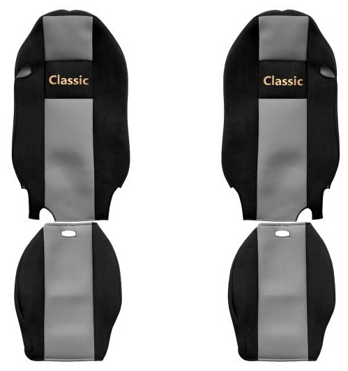 Set Huse Scaun Camion F-Core Classic Gri F-CORE PS23 GRAY