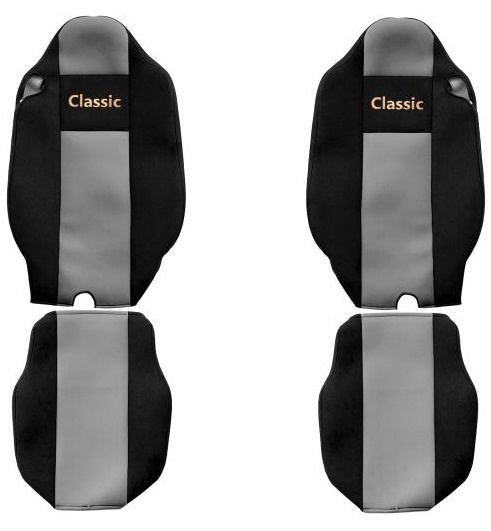 Set Huse Scaun Camion F-Core Classic Gri F-CORE PS30 GRAY