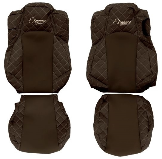 Set Huse Scaun Camion F-Core Classic Maro F-CORE FX21 BROWN