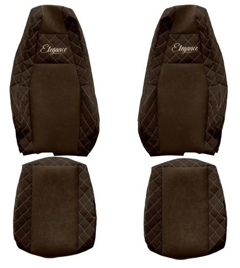 Set Huse Scaun Camion F-Core Classic Maro F-CORE FX23 BROWN