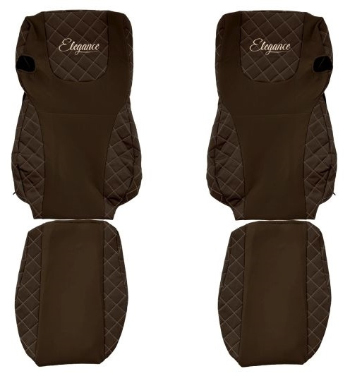 Set Huse Scaun Camion F-Core Classic Maro F-CORE FX07 BROWN