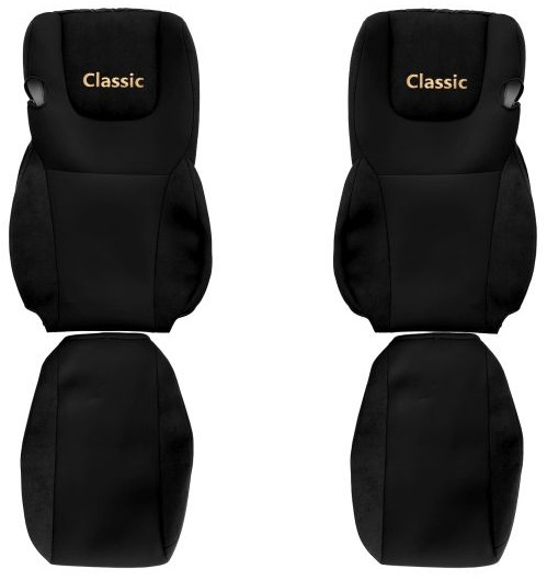 Set Huse Scaun Camion F-Core Classic Negru F-CORE PS29 BLACK