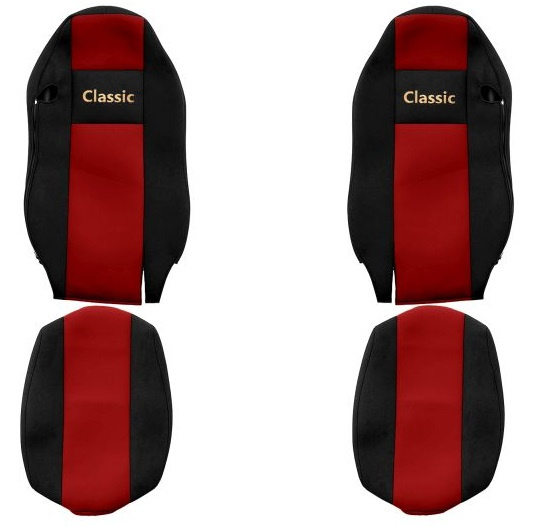 Set Huse Scaun Camion F-Core Classic Rosu F-CORE PS28 RED