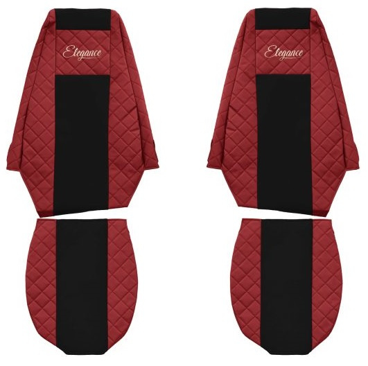 Set Huse Scaun Camion F-Core Classic Rosu F-CORE FX08 RED