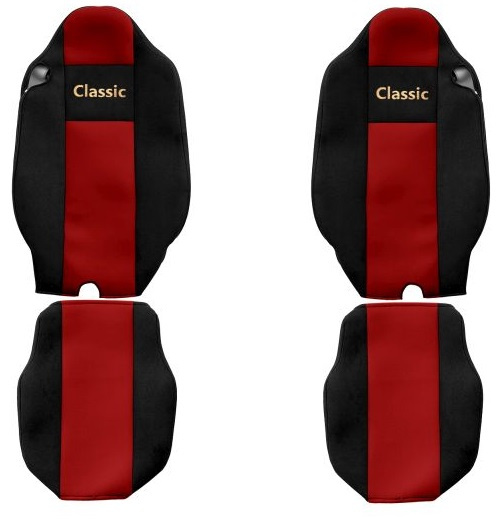 Set Huse Scaun Camion F-Core Classic Rosu F-CORE PS30 RED