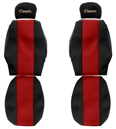 Set Huse Scaun Camion F-Core Classic Rosu F-CORE PS17 RED