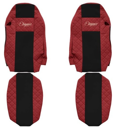 Set Huse Scaun Camion F-Core Classic Rosu F-CORE FX06 RED