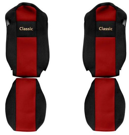 Set Huse Scaun Camion F-Core Classic Rosu F-CORE PS31 RED