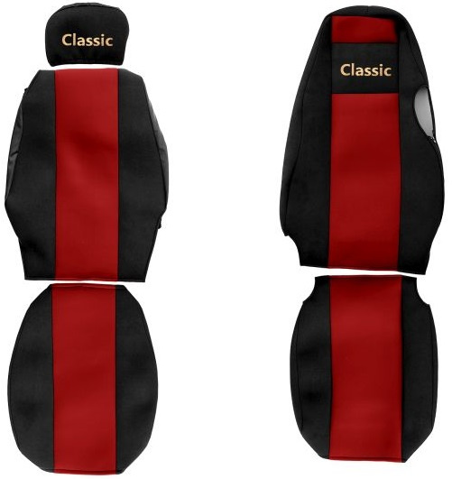 Set Huse Scaun Camion F-Core Classic Rosu F-CORE PS15 RED