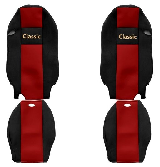 Set Huse Scaun Camion F-Core Classic Rosu F-CORE PS23 RED