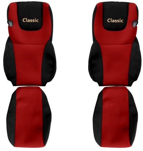 Set Huse Scaun Camion F-Core Classic Rosu F-CORE PS29 RED