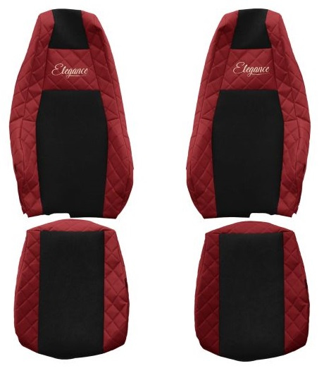 Set Huse Scaun Camion F-Core Classic Rosu F-CORE FX23 RED
