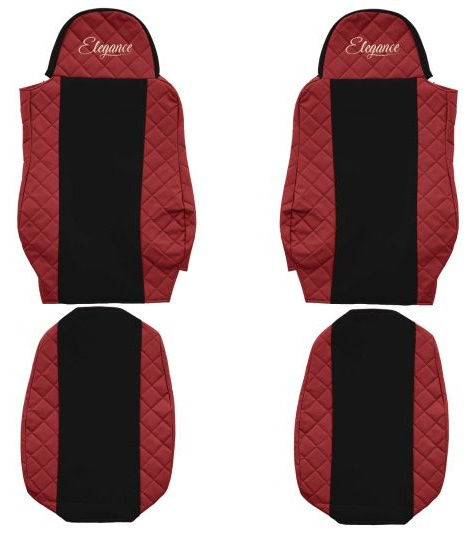 Set Huse Scaun Camion F-Core Classic Rosu F-CORE FX04 RED