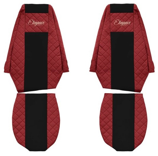 Set Huse Scaun Camion F-Core Classic Rosu F-CORE FX09 RED