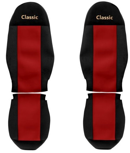 Set Huse Scaun Camion F-Core Classic Rosu F-CORE PS11 RED