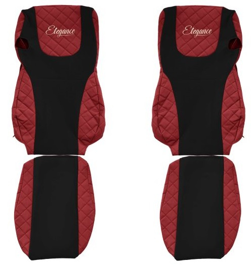 Set Huse Scaun Camion F-Core Classic Rosu F-CORE FX07 RED