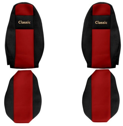 Set Huse Scaun Camion F-Core Classic Rosu F-CORE PS32 RED