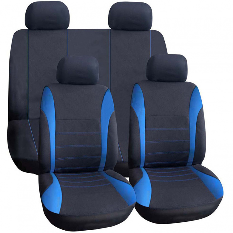 Set Huse Scaun Carguard Universale Negru / Albastru HSA006