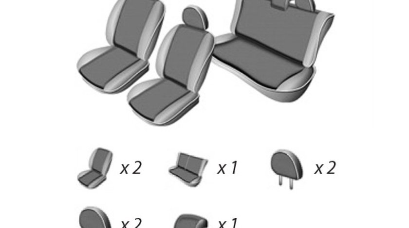 SET HUSE SCAUN DACIA SANDERO 2007-2012 UMBRELLA 45962 <br>