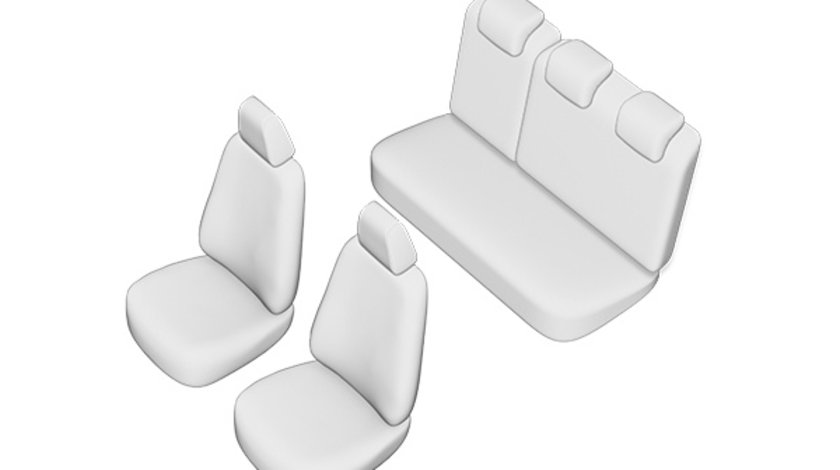 SET HUSE SCAUN OPEL CORSA 2007-2014 (BANCHETA FRACTIONATA)