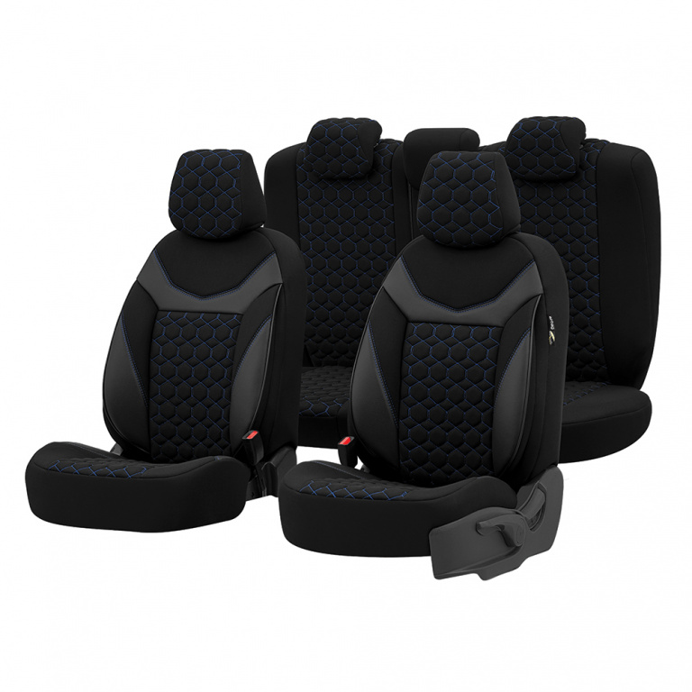 Set Huse Scaun Sapphire Albastru Umbrella 110251