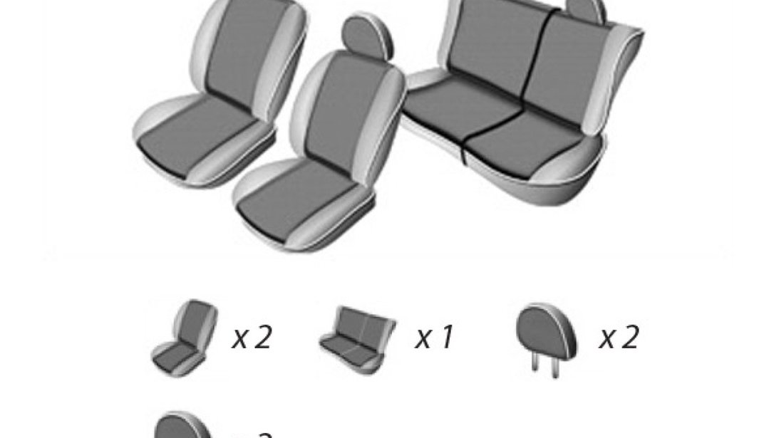 SET HUSE SCAUN SEAT CORDOBA 2002-2009 UMBRELLA 45964 <br>