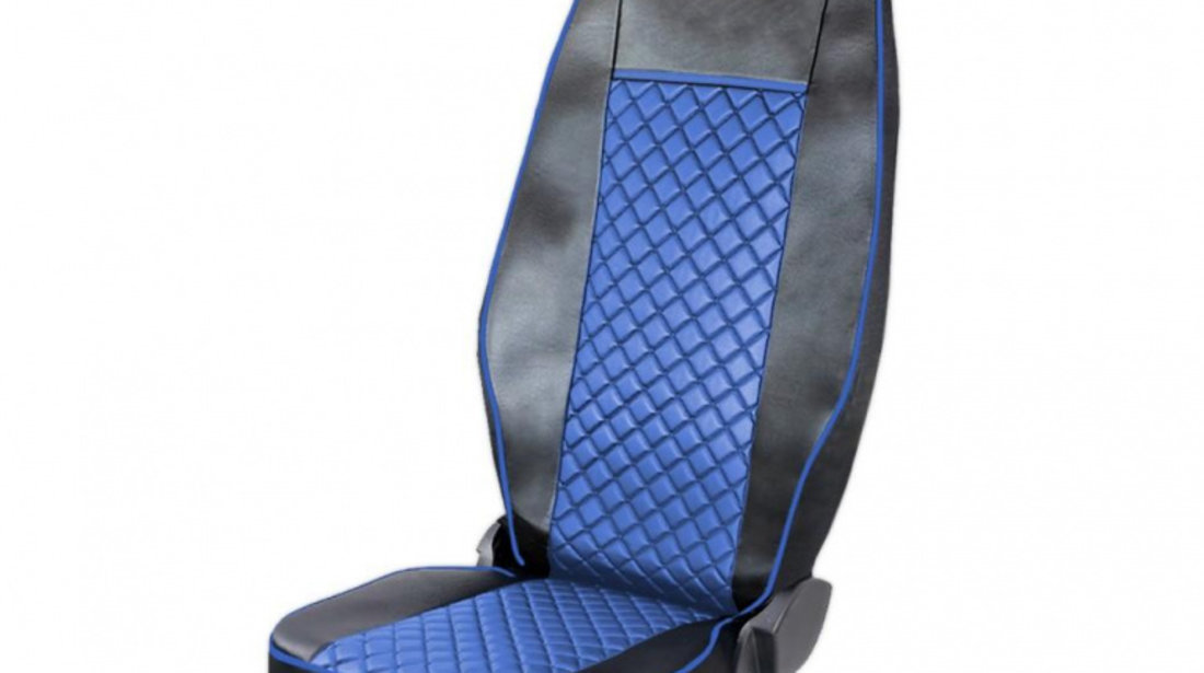 Set huse scaun truck umbrella pentru scania seria r 2006-2020 piele ecologica - negru+albastru UNIVERSAL Universal #6 CFSCTR-SCA015-PLUS-003