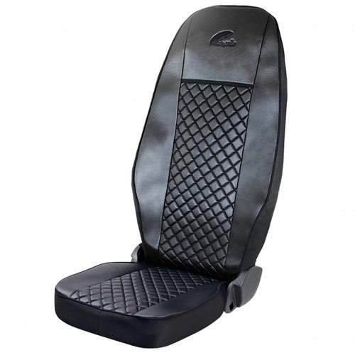 Set Huse Scaun Truck Umbrella Pentru Volvo Fh Euro 6 Piele Ecologica Neagra CFSCTR-VOL005-PLUS-007