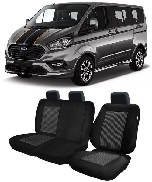 Set Huse Scaun Umbrella Fit Ford Transit Custom 2012→ 2+1 05178