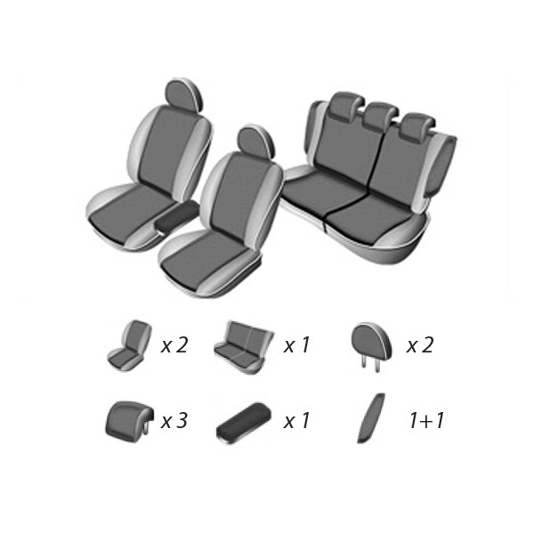 Set Huse Scaun Umbrella Fit Skoda Octavia 2 2004-2013 45970