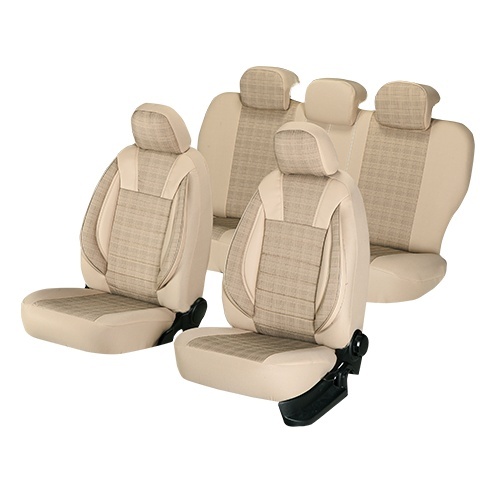 Set Huse Scaun Umbrella Luxury Bej 44507
