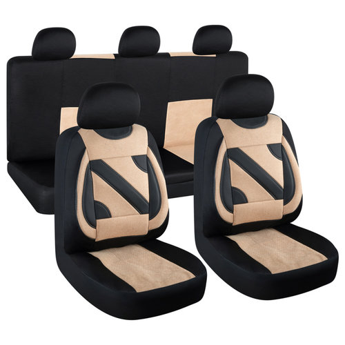 Set Huse Scaun Umbrella Nero Bej 108816