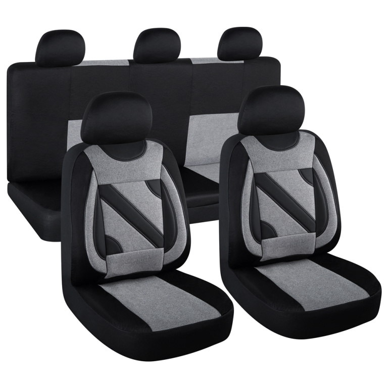 Set Huse Scaun Umbrella Nero Gri 108820