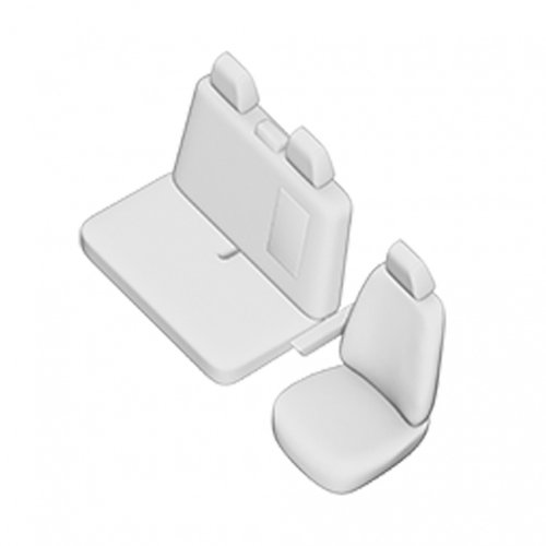 Set Huse Scaun Umbrella Pentru Citroen Jumper (2+1) 2007- 44572