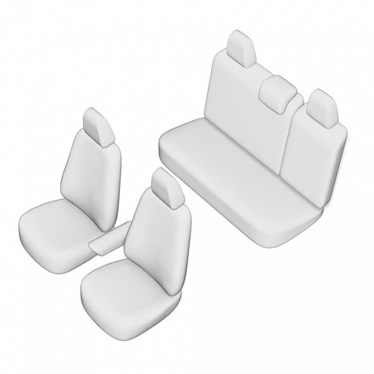 Set Huse Scaun Umbrella Pentru Dacia Sandero 2020- (bancheta Fractionata) 34019