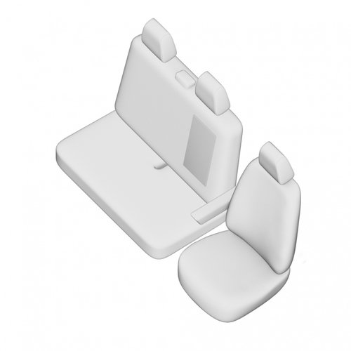 SET HUSE SCAUN UMBRELLA PENTRU MERCEDES SPRINTER (2+1) 2007-2018 6268 UMBRELLA