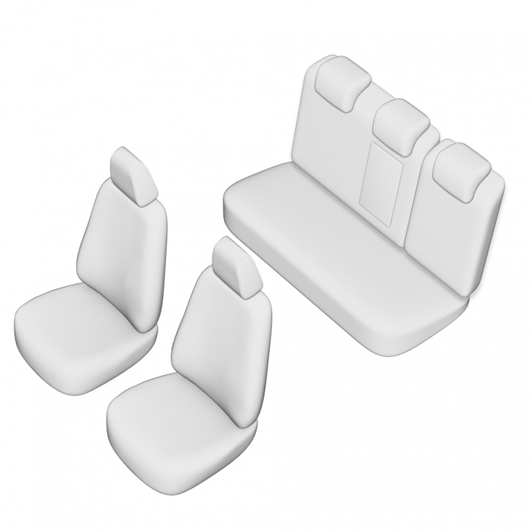 Set Huse Scaun Umbrella Pentru Skoda Rapid 2012-2018 (bancheta Fractionata) 44195