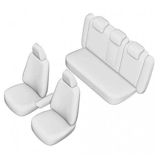 SET HUSE SCAUN UMBRELLA PENTRU VOLKSWAGEN PASSAT B6 SEDAN 2005-2010 (BANCHETA FRACTIONATA) CU TETIER...
